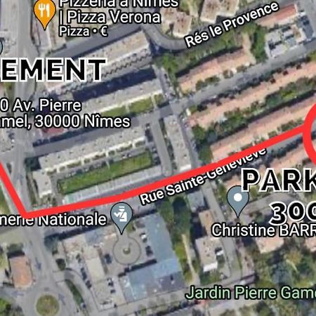 Splendide Studio Moderne - Proche Centre - Laverie Nîmes Kültér fotó