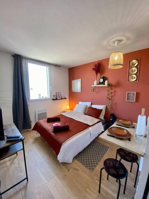 Splendide Studio Moderne - Proche Centre - Laverie Nîmes Kültér fotó